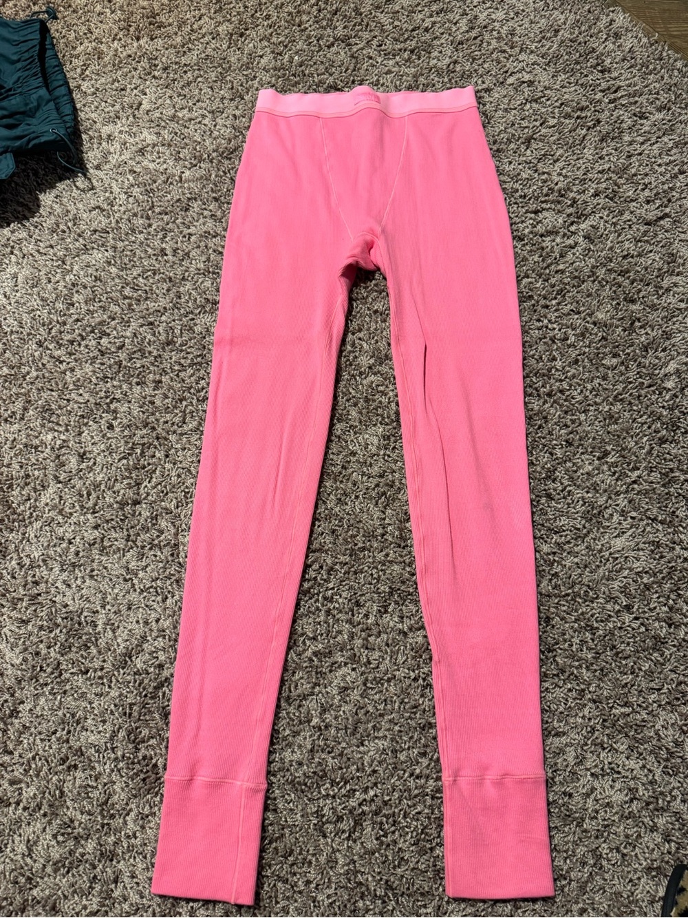 SKIMS cotton rib leggings PINK